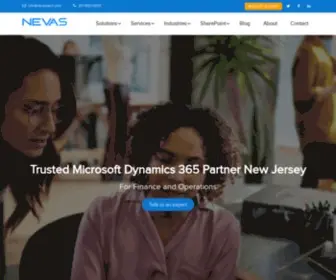 Nevastech.com(Microsoft Dynamics 365) Screenshot