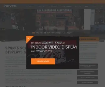 NevCo.com(Sports Scoreboards) Screenshot