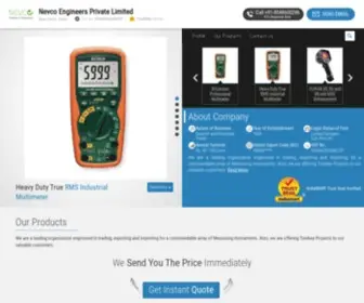 NevCoengineers.co.in(Nevco Engineers Private Limited) Screenshot