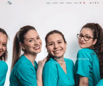 Neveclinic.ch(Névé Clinique Dentaire) Screenshot