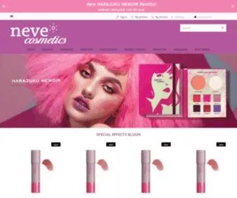 Nevecosmetics.it(Neve Cosmetics) Screenshot