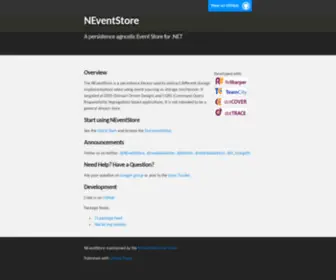 NeventStore.org(NeventStore) Screenshot