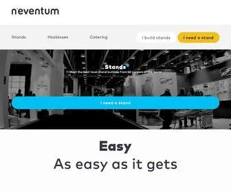 Neventum.com(Azafatas y catering en un solo click) Screenshot
