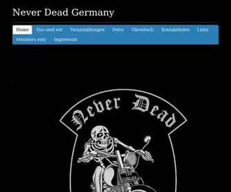 Never-Dead.de(Never Dead Germany) Screenshot