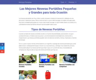 Neveraportatil.top(Las Mejores Neveras Portatiles) Screenshot