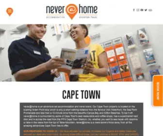 NeverathomeWorld.com(Best Hostel CapeTown) Screenshot