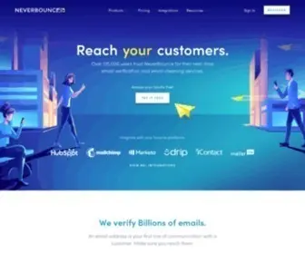 Neverbounce.com(Verify & Clean Bulk Email Lists) Screenshot