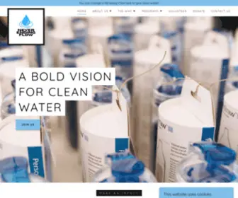 Neverendingflow.org(Clean Water) Screenshot