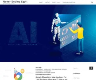 Neverendinglight.com(Visual LightBox Gallery) Screenshot