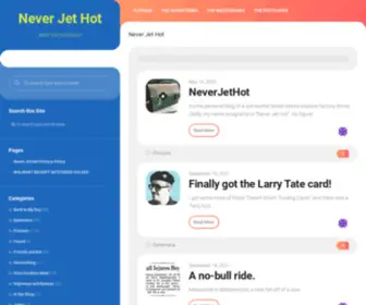 Neverjethot.com(NEVER JET HOT) Screenshot