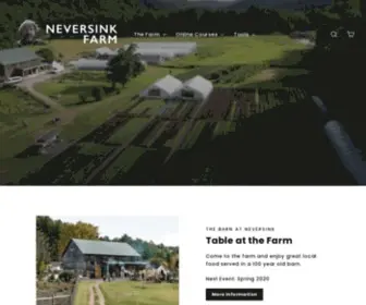 Neversinkfarm.com(Neversink Farm) Screenshot
