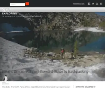 Neverstopexploring.com(The North Face) Screenshot