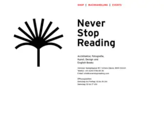 Neverstopreading.com(Never Stop Reading) Screenshot