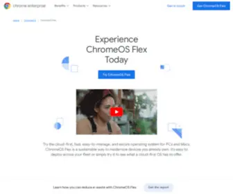Neverware.com(Installeer ChromeOS Flex voor pc of Mac) Screenshot