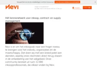 Nevi.nl(Inkoop opleidingen) Screenshot