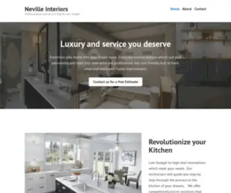 Nevilleinteriorsllc.com(Professionalism and service that fits your budget) Screenshot