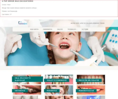 Nevin-Dent.com(Nevin-dent ağız ve diş sağlığı polikliniği) Screenshot