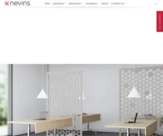 Nevins.co(Commercial Office Furniture) Screenshot
