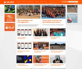 Nevobo.nl(Nederlandse Volleybalbond) Screenshot