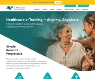 Nevvon.com(Training for HHA Certification) Screenshot