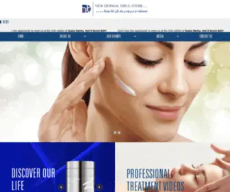 New-Dermal.com(ZO Skin Health Online Shop) Screenshot