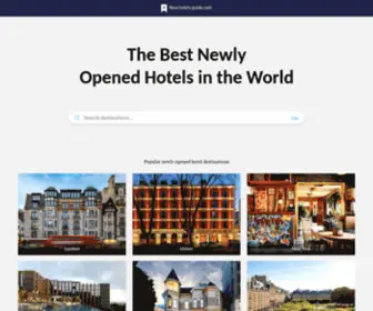 New-Hotels-Guide.com(The Best Newly Opened Hotels in the World) Screenshot