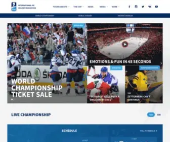 New-IIHF.com(Microsoft Azure Web App) Screenshot