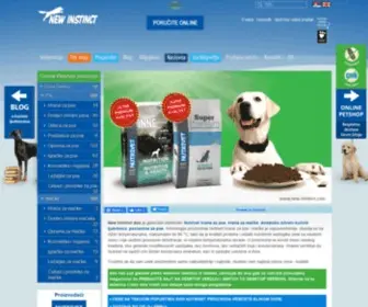 New-Instinct.com(Nutrivet hrana za pse i mačke) Screenshot