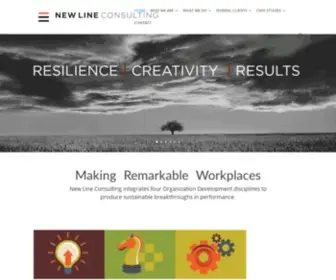 New-Line-Consulting.com(New Line Consulting) Screenshot