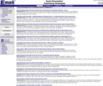 New-List.com(News & Ezine Strategies For Email Newsletter Publishers & Permission) Screenshot