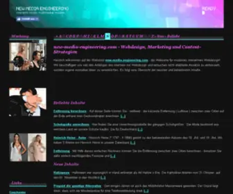 New-Media-Engineering.com(Webdesign, Marketing und Content-Strategien) Screenshot