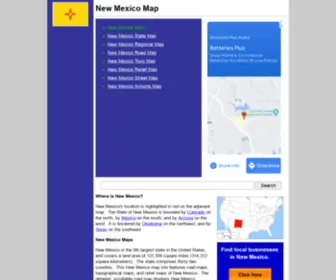 New-Mexico-Map.org(New Mexico Map) Screenshot