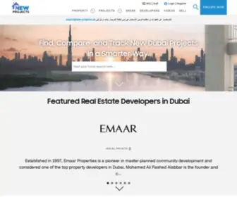 New-Projects.ae(Invest in Dubai Properties) Screenshot