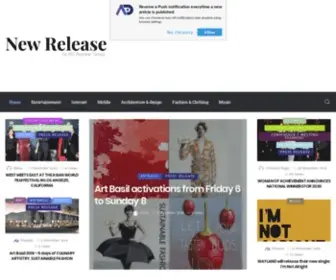 New-Release.press(Press/Media Network) Screenshot