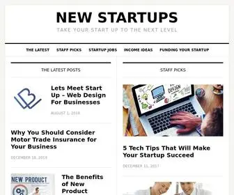 New-Startups.com(New Start) Screenshot
