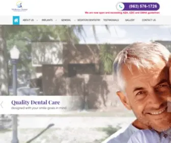 New-Teeth-Lakeland.com(Midtown Dental Home) Screenshot