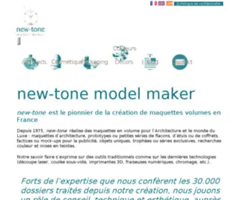 New-Tone.com(Créateur de maquettes & prototypes en volume) Screenshot