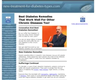 New-Treatment-For-Diabetes-Types.com(Best diabetes remedies For All Chronic Diseases) Screenshot