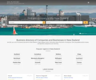 New-Zeland-List.com(All Companies and Businesses in New Zealand) Screenshot