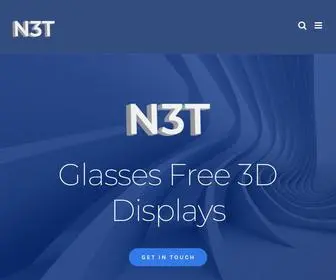 New3DT.com(Glasses Free 3D Displays New 3D Technology (N3T)) Screenshot