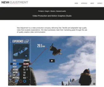 Newadjustment.com(New Adjustment) Screenshot