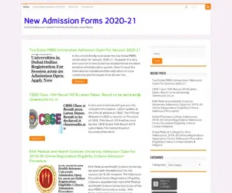 Newadmissionforms.in(Newadmissionforms) Screenshot