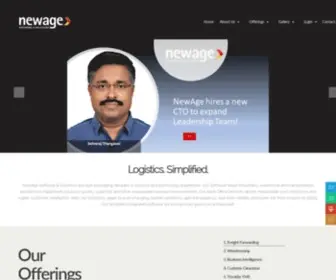 Newage-Global.com(Complete freight forwarding solutions) Screenshot
