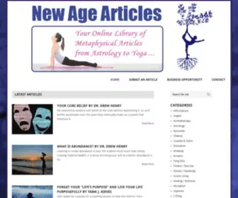 Newagearticles.com(New Age Articles) Screenshot