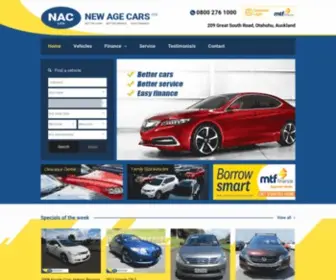 Newagecars.co.nz(Quality used vehicles) Screenshot