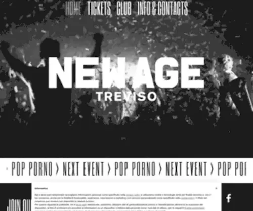 Newageclub.it(New Age Club Treviso) Screenshot