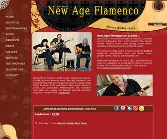 Newageflamenco.com(New Age Flamenco) Screenshot