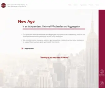 Newageins.com(NEW AGE) Screenshot