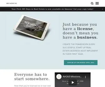 Newagent365.com(How to build a successful real estate business) Screenshot