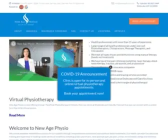 Newagephysio.com(New Age Physio) Screenshot